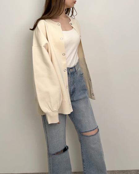INGNI（イング） スポンディッシュカーディガン ｱｲﾎﾞﾘｰ