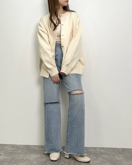 INGNI（イング） スポンディッシュカーディガン ｱｲﾎﾞﾘｰ