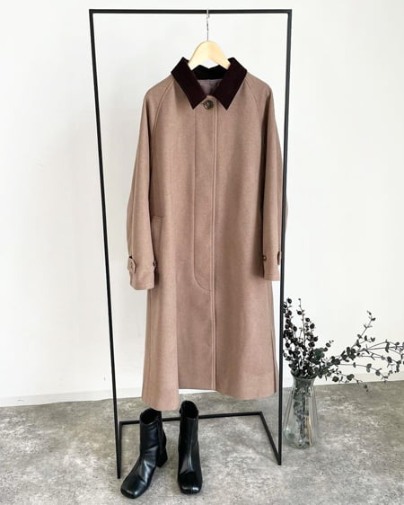 【WEB限定】ステンカラーオーバサイズコート（ＯＵＴＬＥＴ）