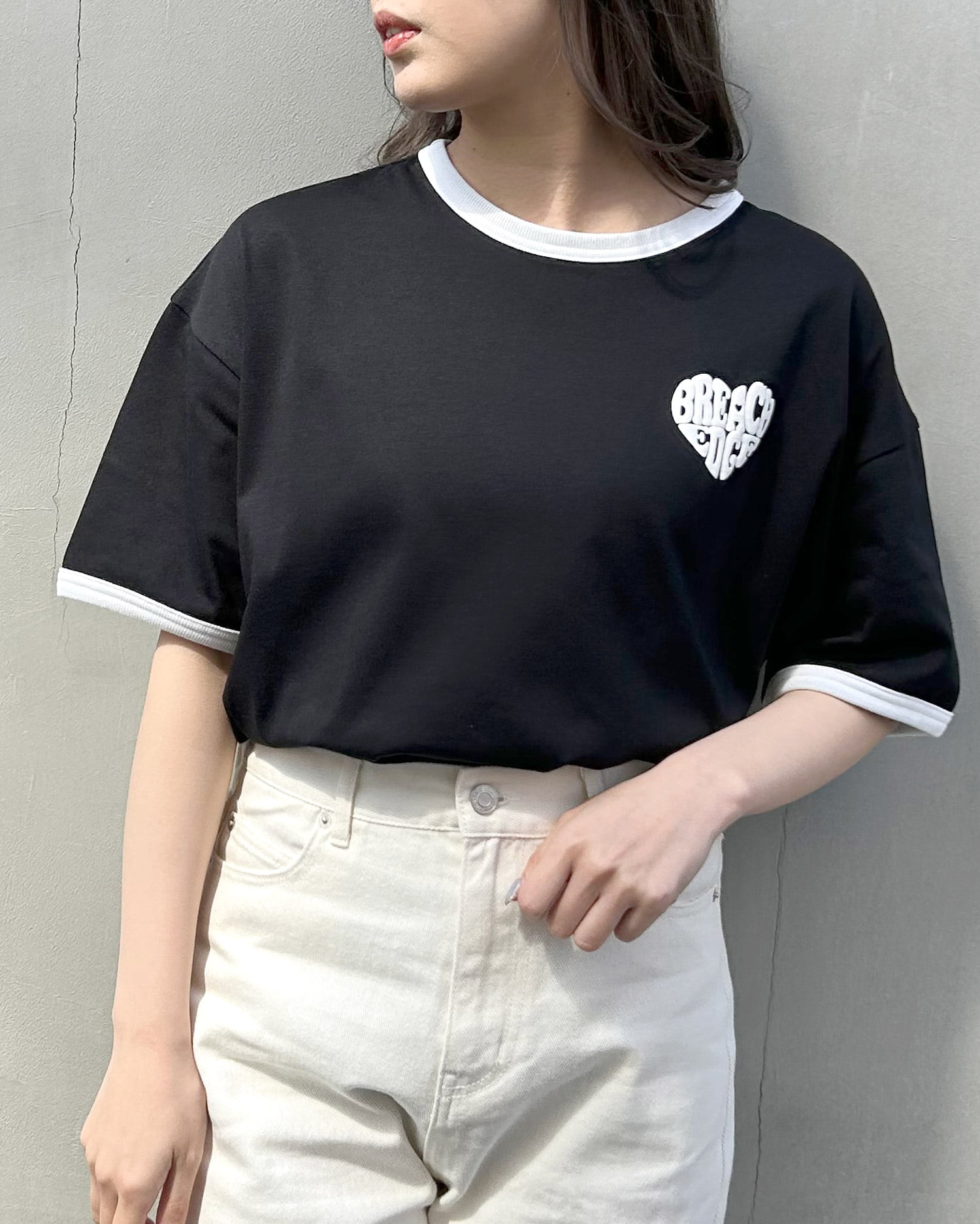 BACKハートロゴリンガーTシャツ｜INGNI(イング) 公式通販｜INGNI STORE