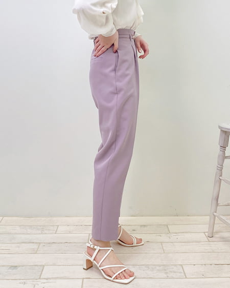 INGNI（イング） ビットベルト付テーパード／パンツ ﾗﾍﾞﾝﾀﾞｰ