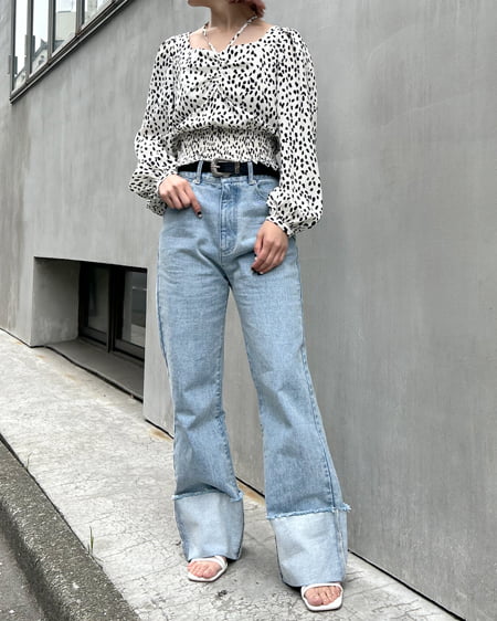 INGNI（イング） ウエスタンバックルベルト ｸﾛ