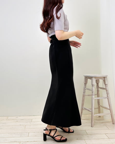 INGNI(イング) 共ベルト付マーメイド/スカート クロ