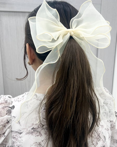 メロー加工シアーヘアゴム