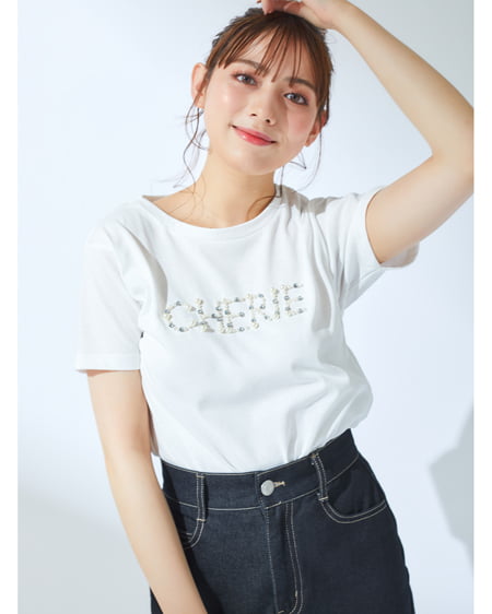【着用動画あり】パールロゴちびTシャツ