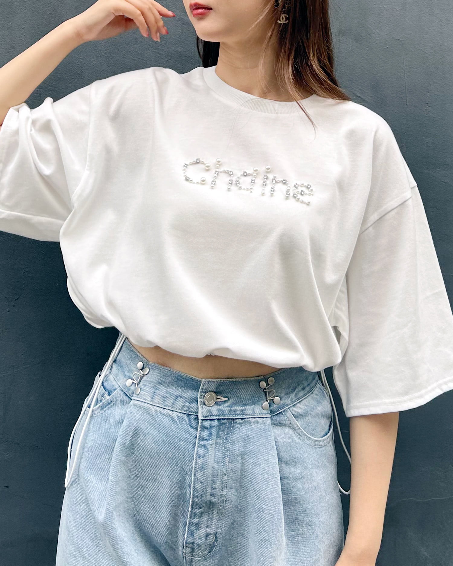 新品♡ビジューＴシャツ