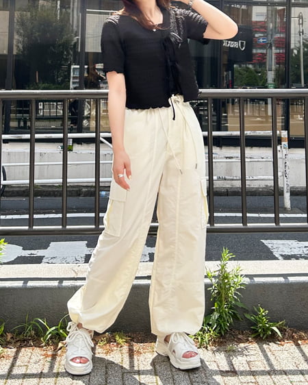 INGNI（イング） ジャガードリボンカーディガンアンサンブル ｸﾛ