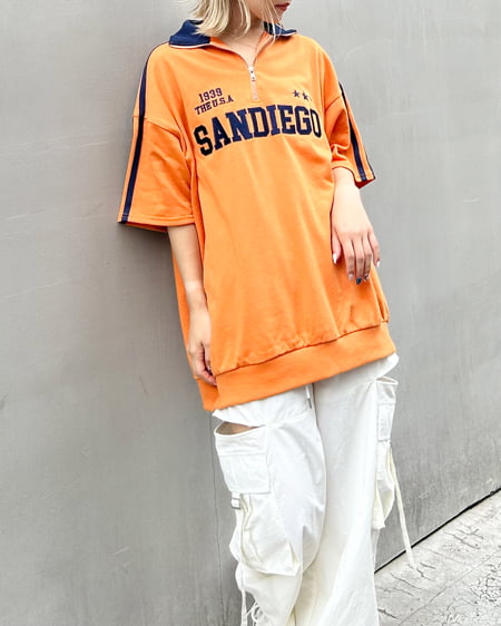 INGNI(イング) サイドファスナーナイロンワイドカーゴ/パンツ アイボリー