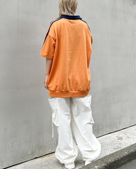 INGNI(イング) サイドファスナーナイロンワイドカーゴ/パンツ アイボリー