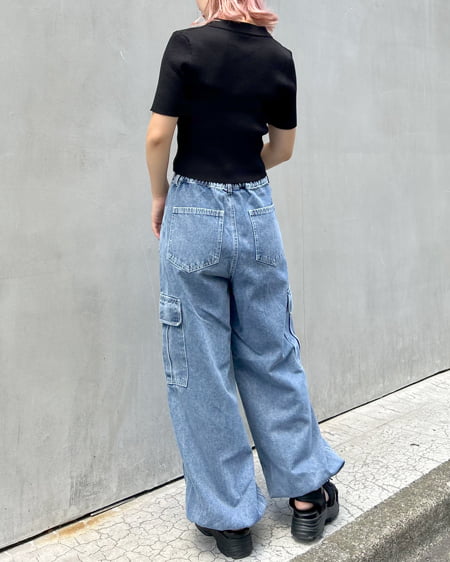 INGNI(イング) レースアップスニーカーソールサンダル クロ