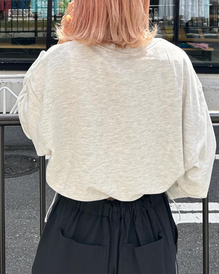 INGNI（イング） 裾ドロスト胸ロゴショートスウェットトップス ｵｰﾄﾐｰﾙ