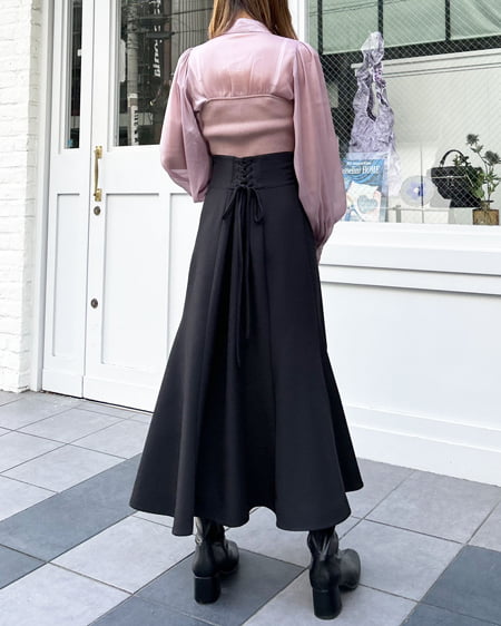 INGNI(イング) シャツドッキングニット/A モカ/ピンク