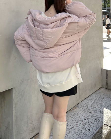 INGNI(イング) BIGフードエコダウン ライトピンク