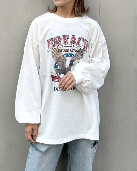 イーグルロゴロングTシャツ