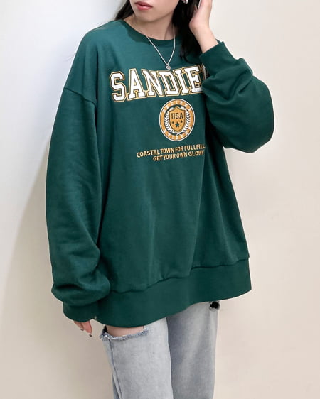 INGNI(イング) カレッジロゴチュニック グリーン