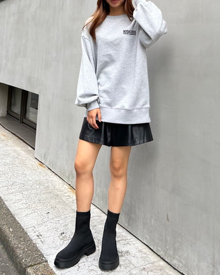 INGNI（イング） Back転写プルオーバー ｸﾞﾚｰ