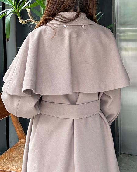 INGNI(イング) ケープセットAラインコート モカ