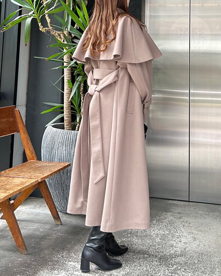 INGNI(イング) ケープセットAラインコート モカ