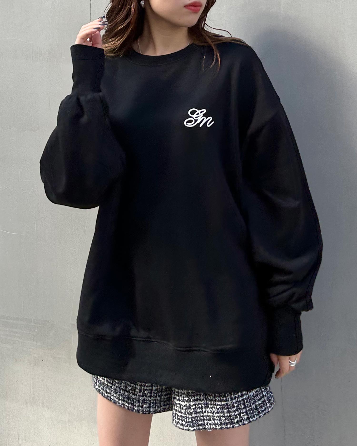 胸ふくれ刺しゅうロゴチュニック｜INGNI(イング) 公式通販｜INGNI STORE