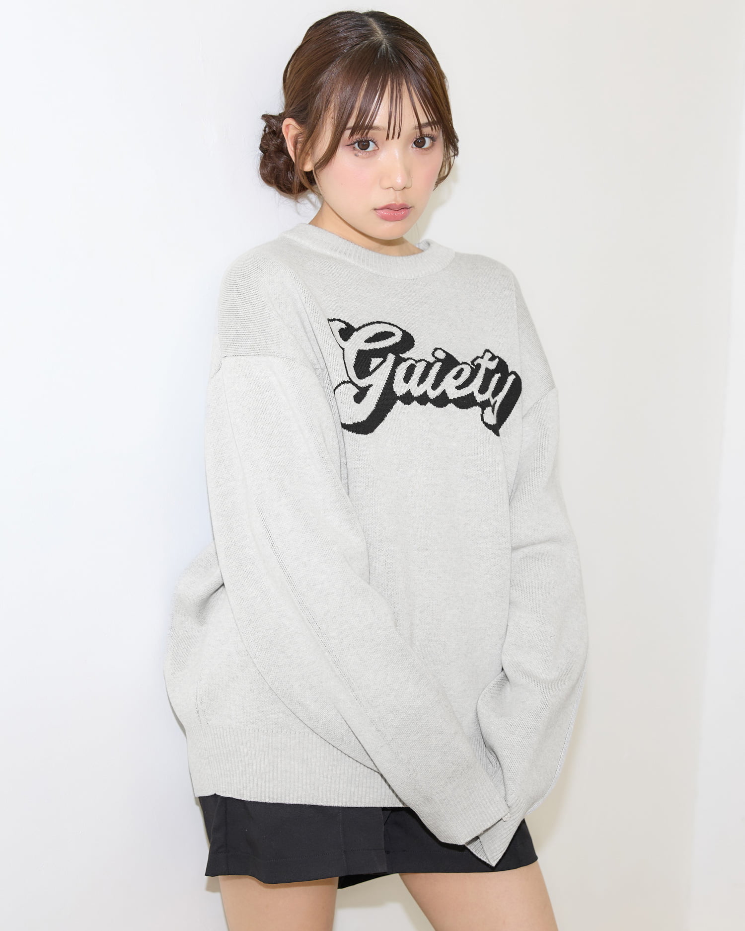 一部カラー予約受付中】配色ロゴチュニックニット｜INGNI(イング) 公式通販｜INGNI STORE