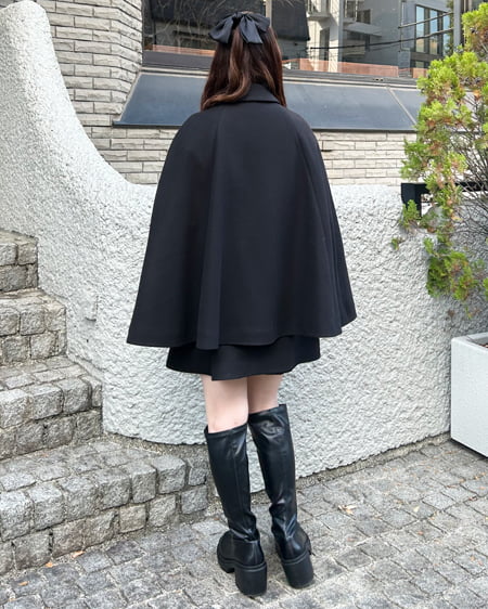 INGNI(イング) ケープコート クロ