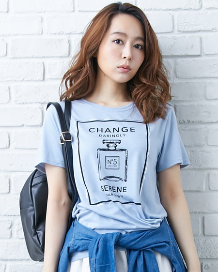 INGNI(イング) CHANGE香水／Tシャツ サックス