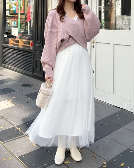 INGNI(イング) キルティングバニティ/B アイボリー