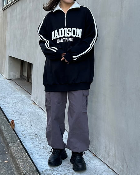 INGNI(イング) 綿ツイルドローコードカーゴ/パンツ チャコールグレー