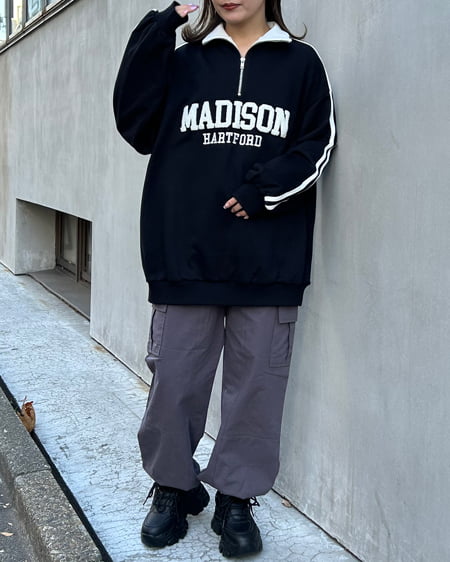 INGNI(イング) 綿ツイルドローコードカーゴ/パンツ チャコールグレー