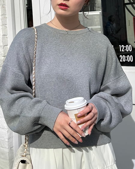 INGNI（イング） スウェットライクニット ｸﾞﾚｰ
