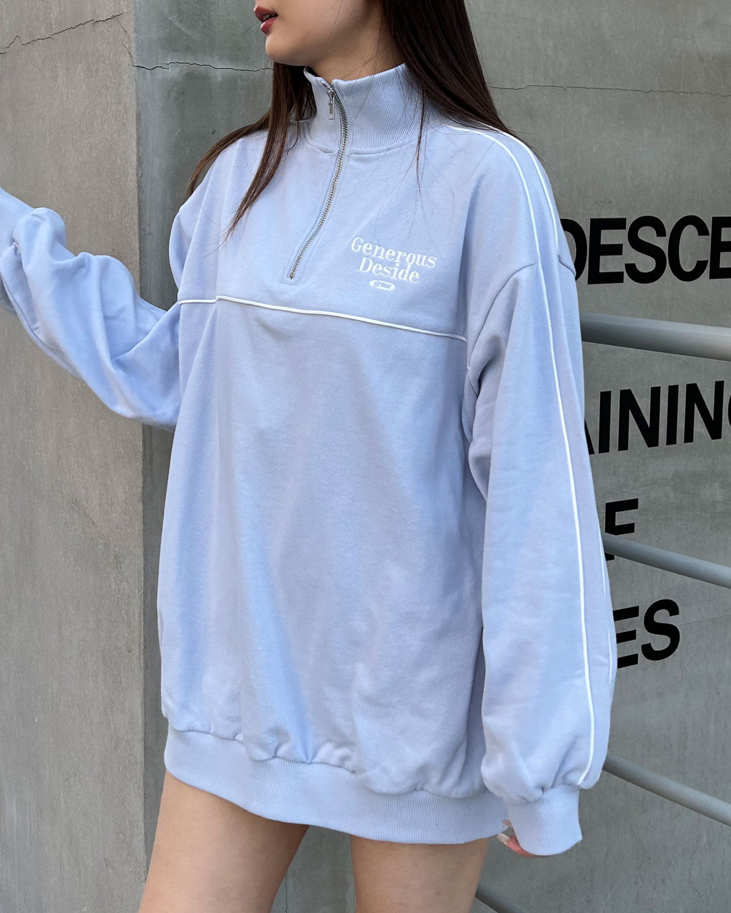 ハーフZIP袖パイピングチュニック|INGNI(イング) 公式通販 ハーフZIP袖パイピングチュニック|INGNI(イング) 公式通販