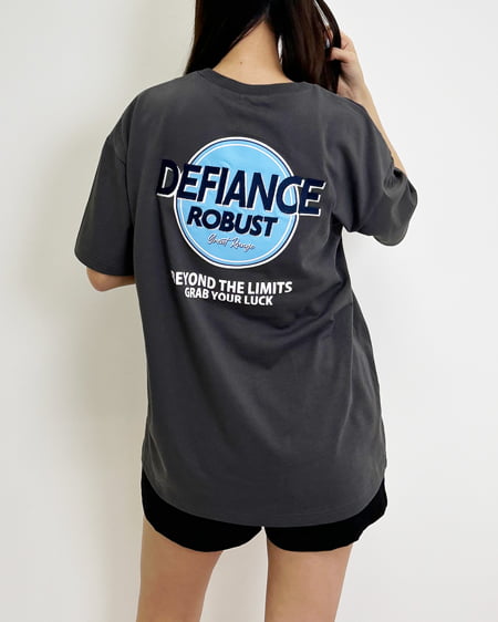 INGNI(イング) BackサークルロゴチュニックTシャツ ｽﾐｸﾛ