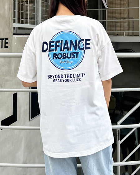 INGNI（イング） BackサークルロゴチュニックTシャツ ｵﾌﾎﾜｲﾄ