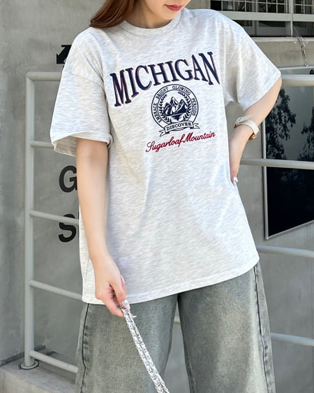 INGNI(イング) カレッジロゴチュニックTシャツ ｵｰﾄﾐｰﾙ