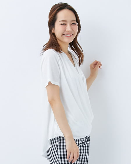 INGNI(イング) カシュクール／TOPS ｵﾌﾎﾜｲﾄ