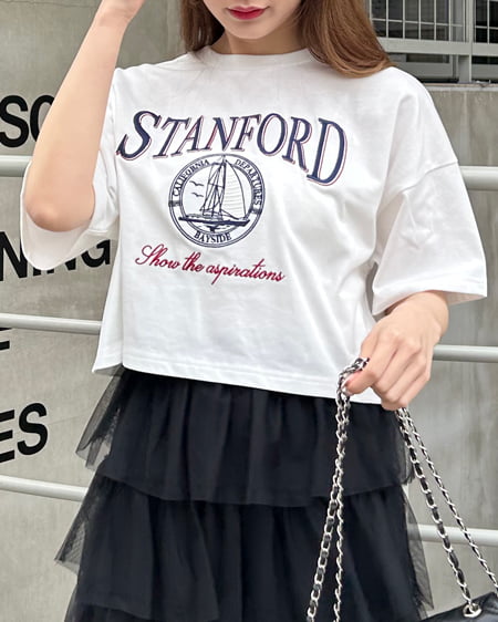 カレッジロゴショートTシャツ