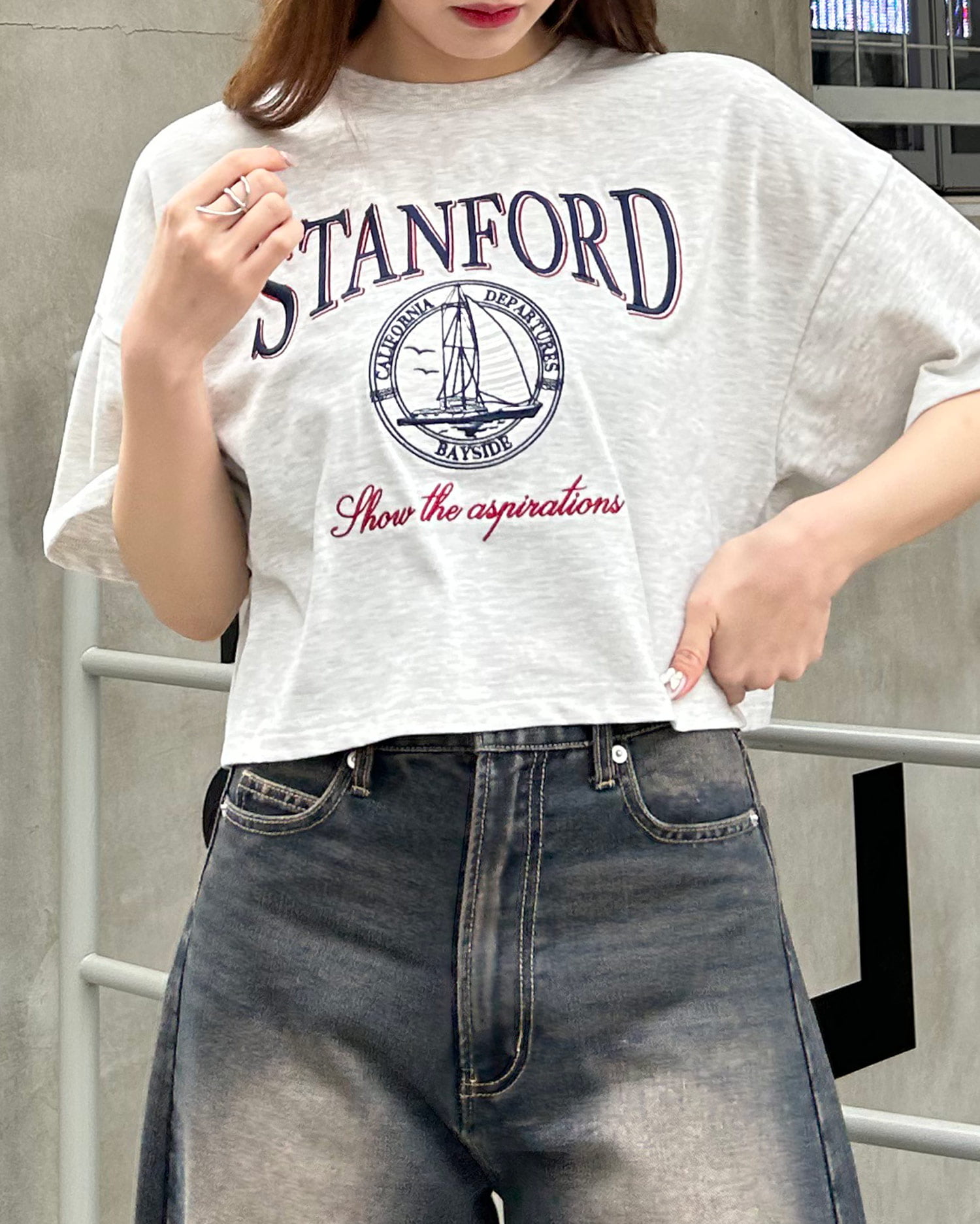 カレッジロゴショートTシャツ