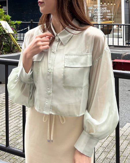 ラメシアーショートシャツ（ＯＵＴＬＥＴ）
