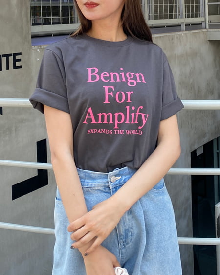 INGNI（イング） カラーレターロゴTシャツ ｽﾐｸﾛ/ﾋﾟﾝｸ