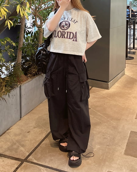 INGNI（イング） カレッジロゴショートTシャツ／Ａ ｵｰﾄﾐｰﾙ