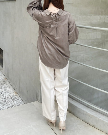 INGNI（イング） ワイドパンツ(セットアップ対応) ｱｲﾎﾞﾘｰ