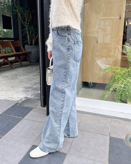 INGNI（イング） キラキラデニムパンツ ﾌﾞﾙｰ