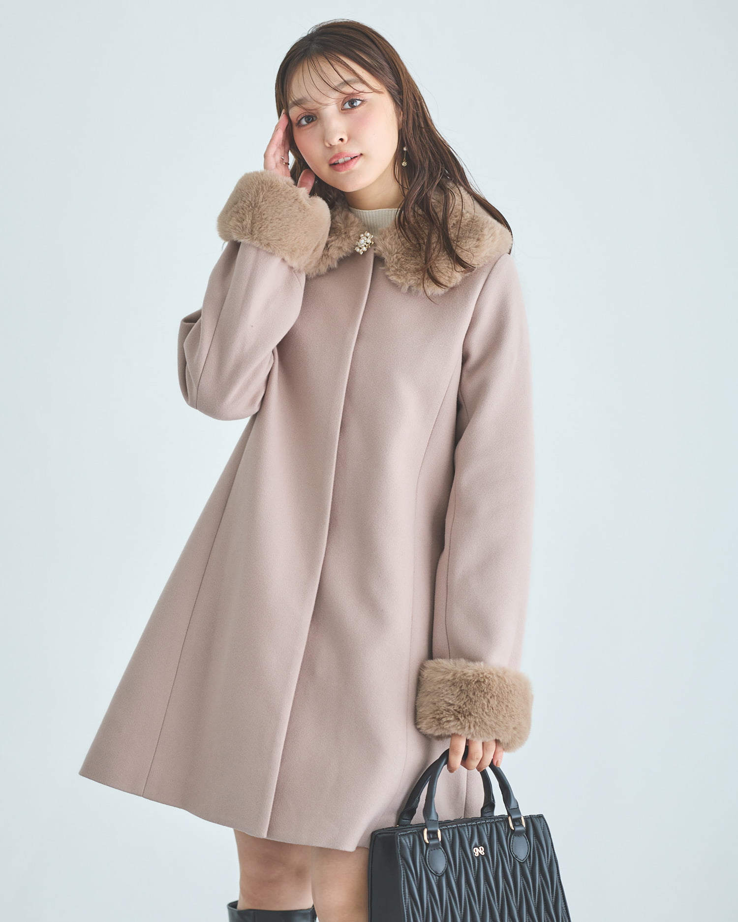 ファー取り外し4WAY／Aラインコート｜INGNI(イング) 公式通販｜INGNI STORE