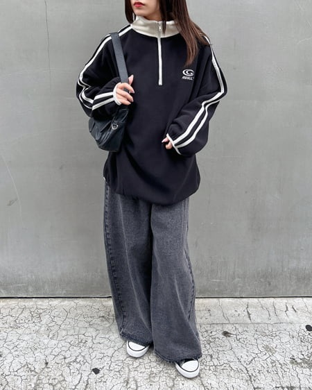 INGNI（イング） アソートロングTシャツ ｵﾌﾎﾜｲﾄ/ｸﾛA