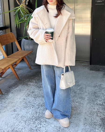INGNI（イング） 厚底ムートンブーツ ﾍﾞｰｼﾞｭ