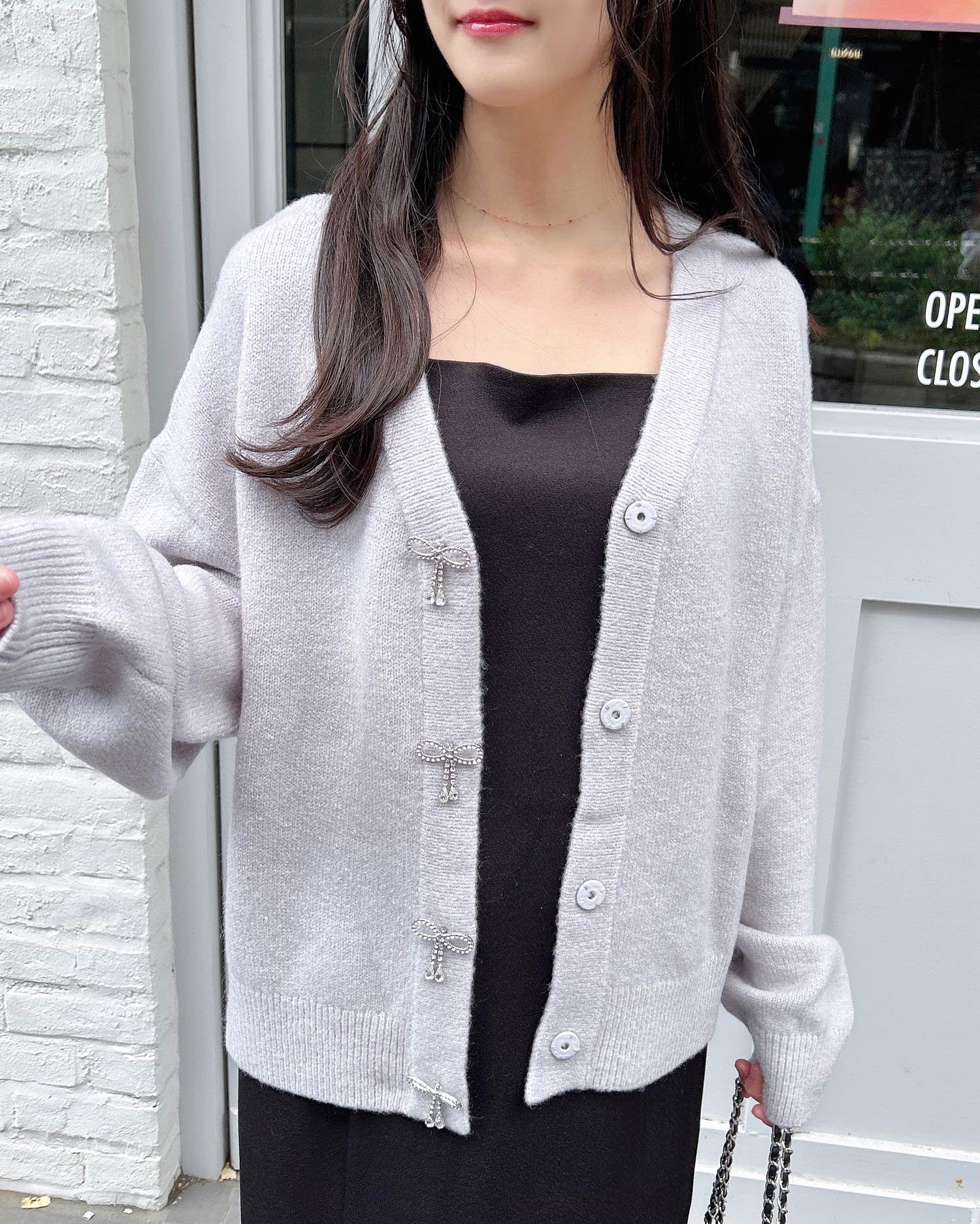 もちもちリボンボタンニットカーディガン｜INGNI(イング) 公式通販｜INGNI STORE