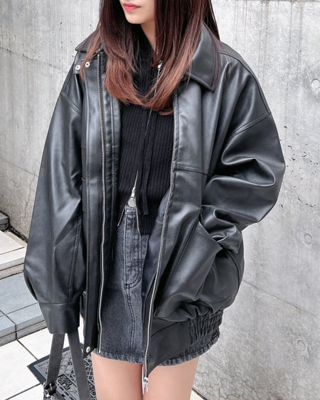 INGNI(イング) プレーディングジップニットパーカー クロ