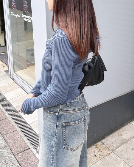 INGNI(イング) プレーディングジップニットパーカー コン