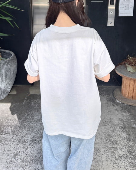 INGNI（イング） フラワー刺繍Tシャツ ｵﾌﾎﾜｲﾄ