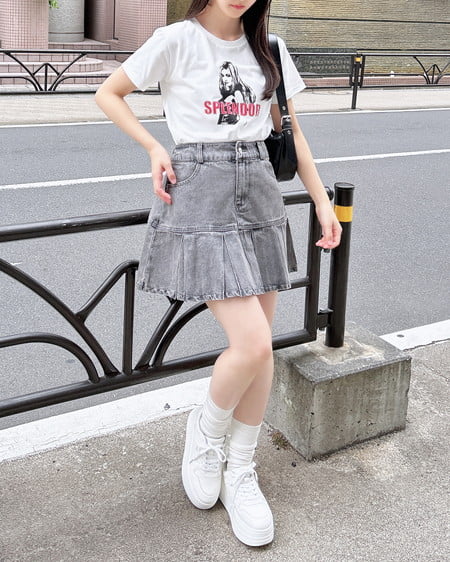 INGNI（イング） ガールロゴTシャツ ｵﾌﾎﾜｲﾄ